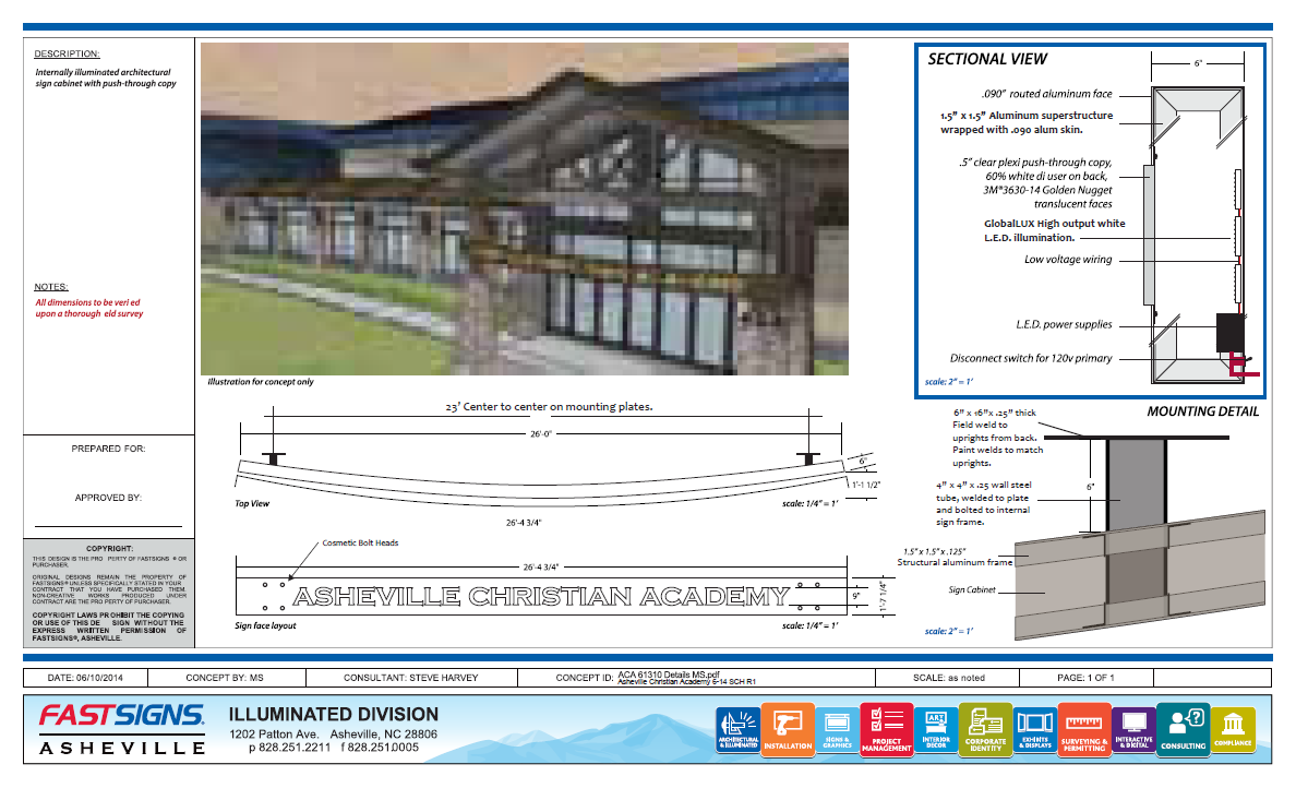 Asheville Christian Academy planning